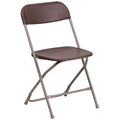 Brown 10pk Stackable Folding Chairs B556