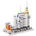 2801Pcs Swan Castle Architecture Micro Building Bricks Model Kit C592