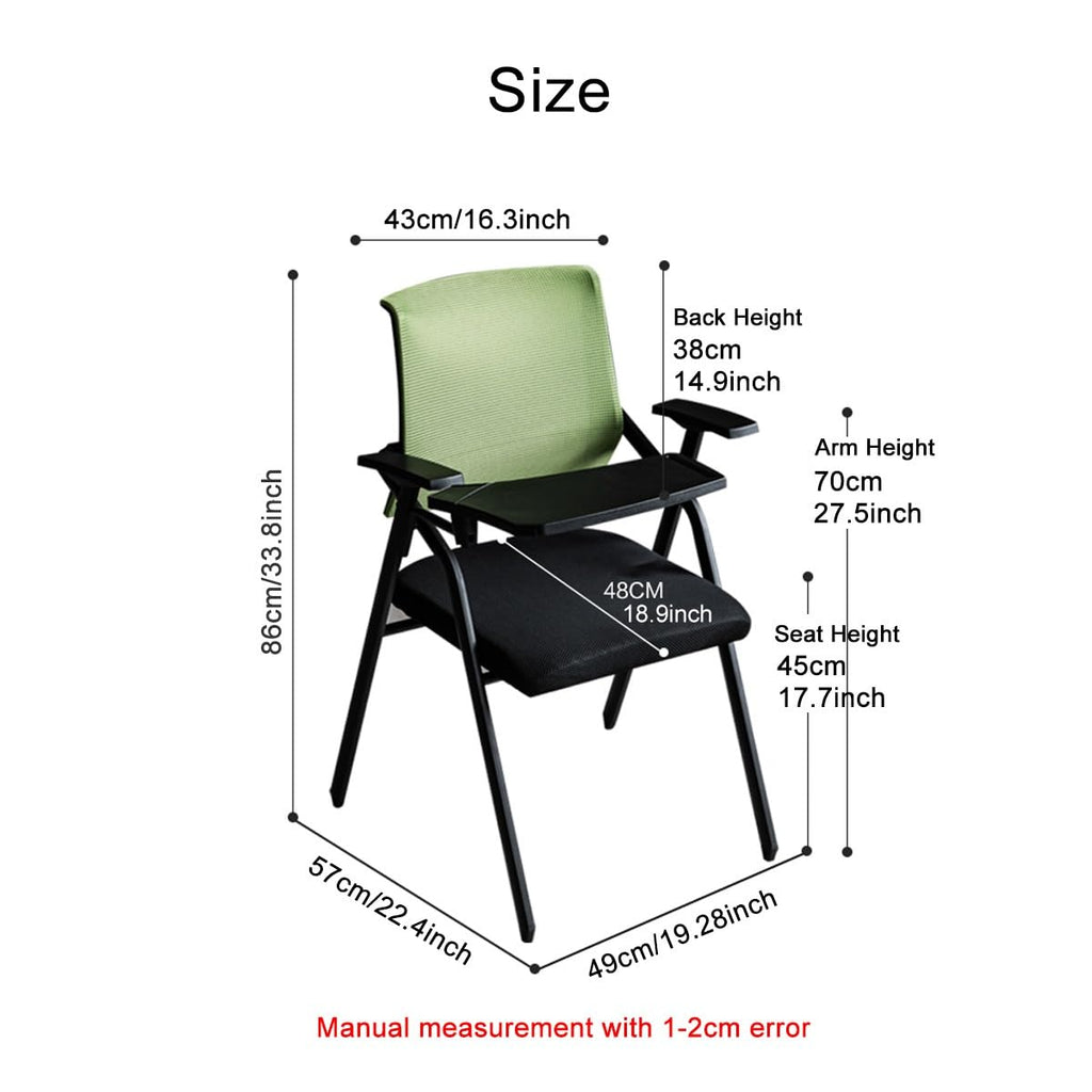 Folding Ergonomic Mesh Office Chair with Armrest K80717