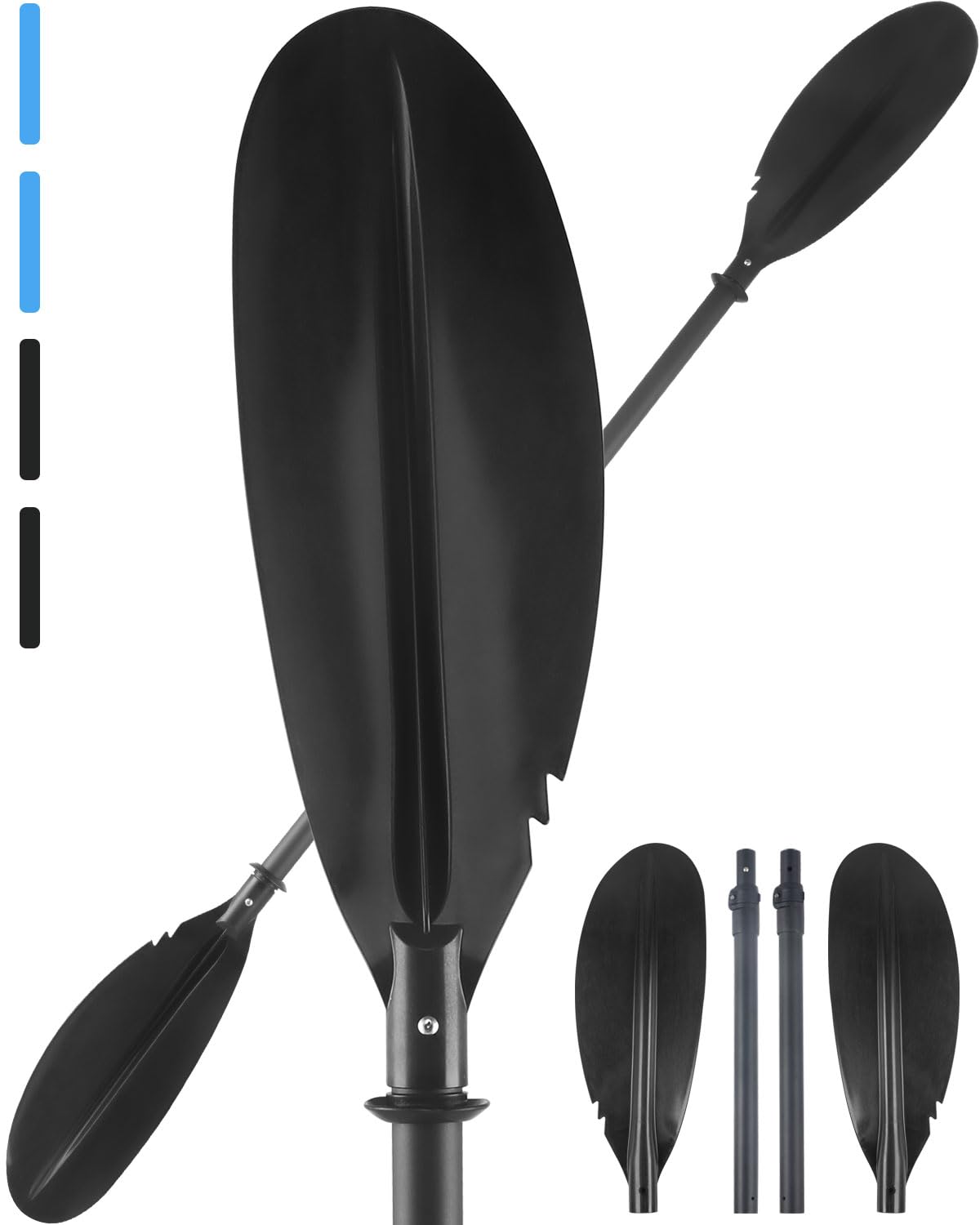 Kayak Paddles with Paddle Leash, 70in-97in Lightweight Paddling Blades V5503