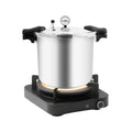 23 Quart Aluminum Pressure Cooker with Pressure Gauge & Release Valve M6299