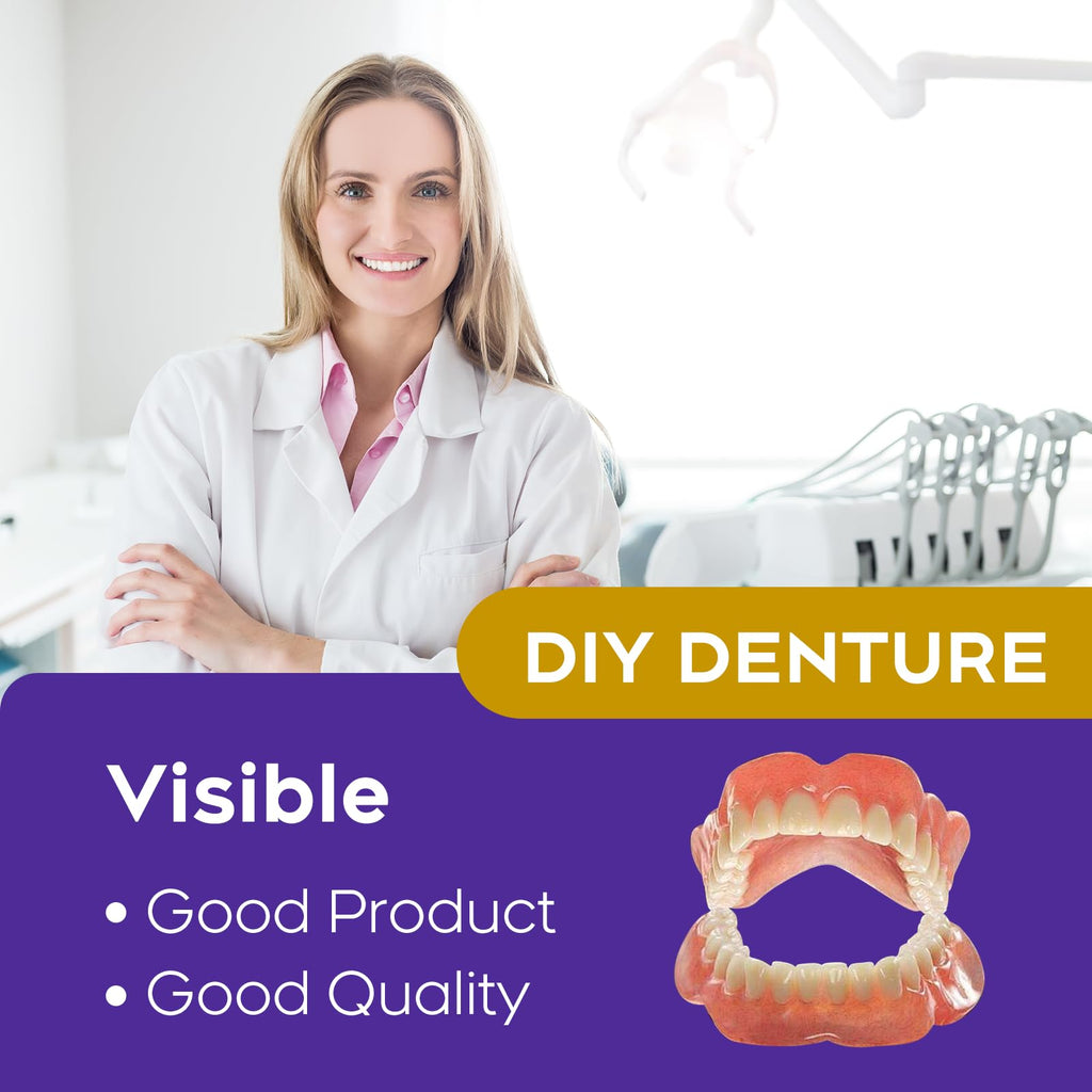 DIY Denture Kit for Upper & Lower Teeth U309951