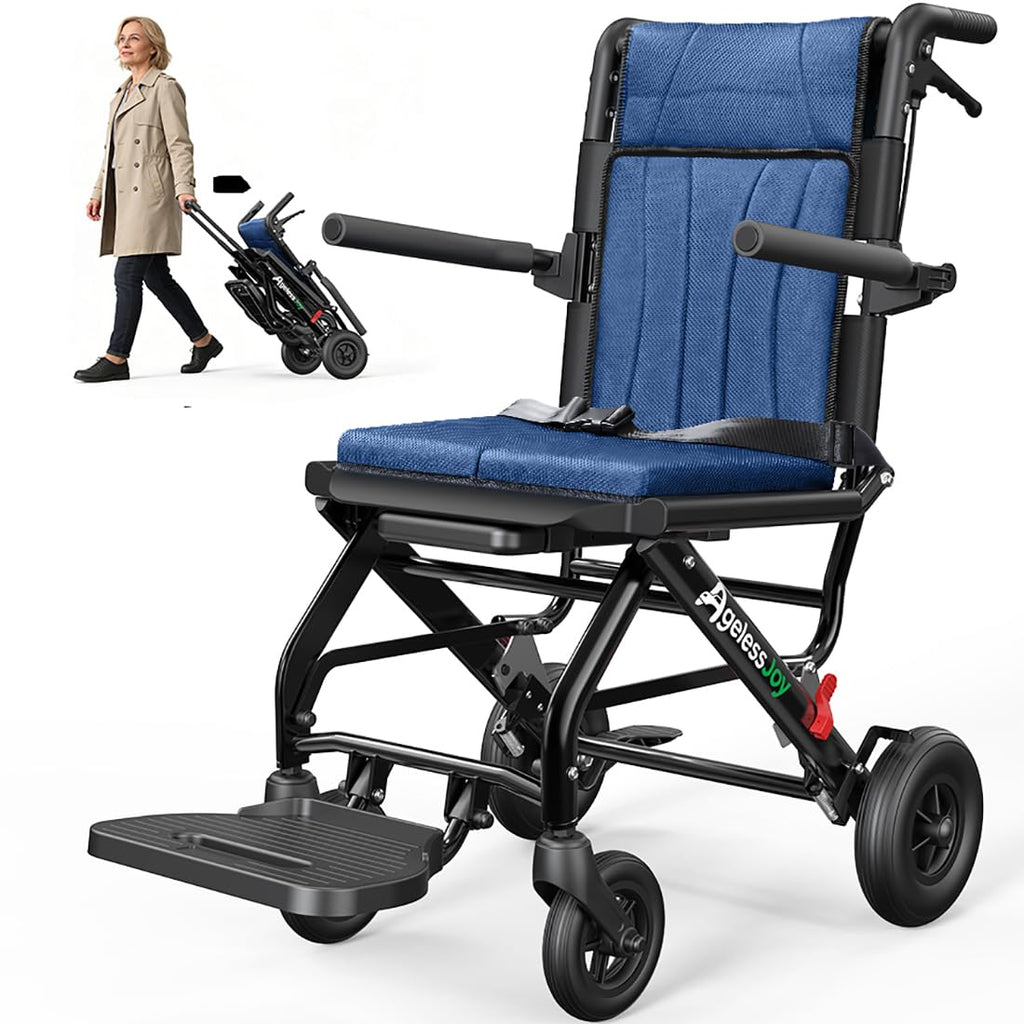 Blue Transport Wheelchair K607147