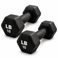 Neoprene Hexagon Dumbbells with Cast Ergo Handle C90016