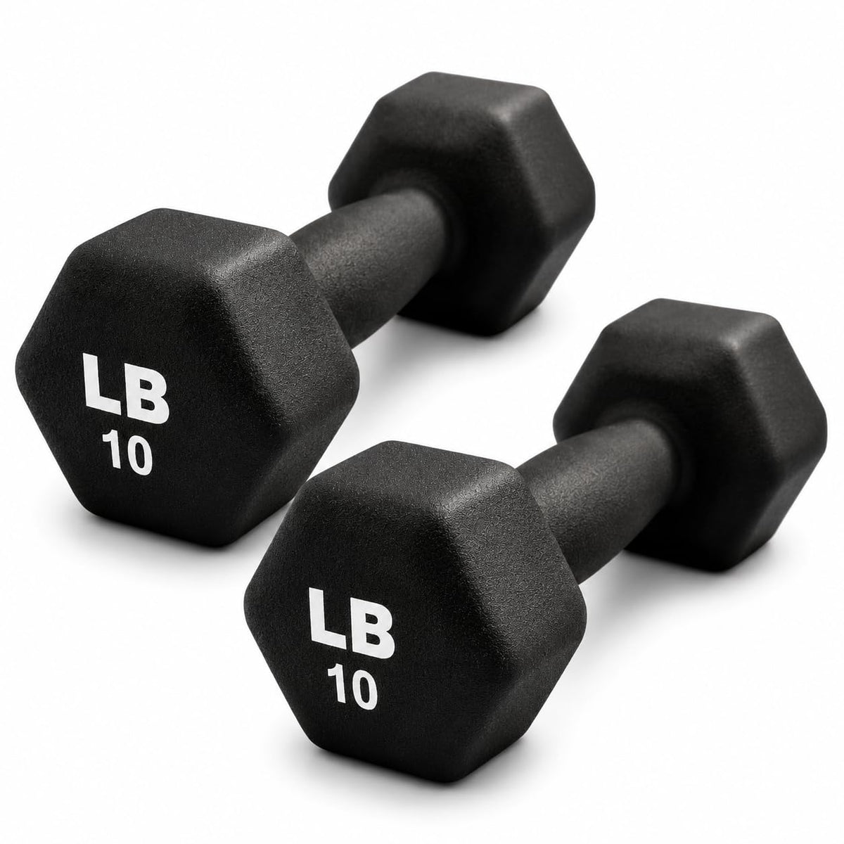 Neoprene Hexagon Dumbbells with Cast Ergo Handle C90016