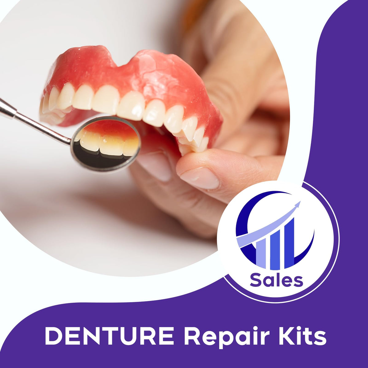 DIY Denture Kit for Upper & Lower Teeth U309951