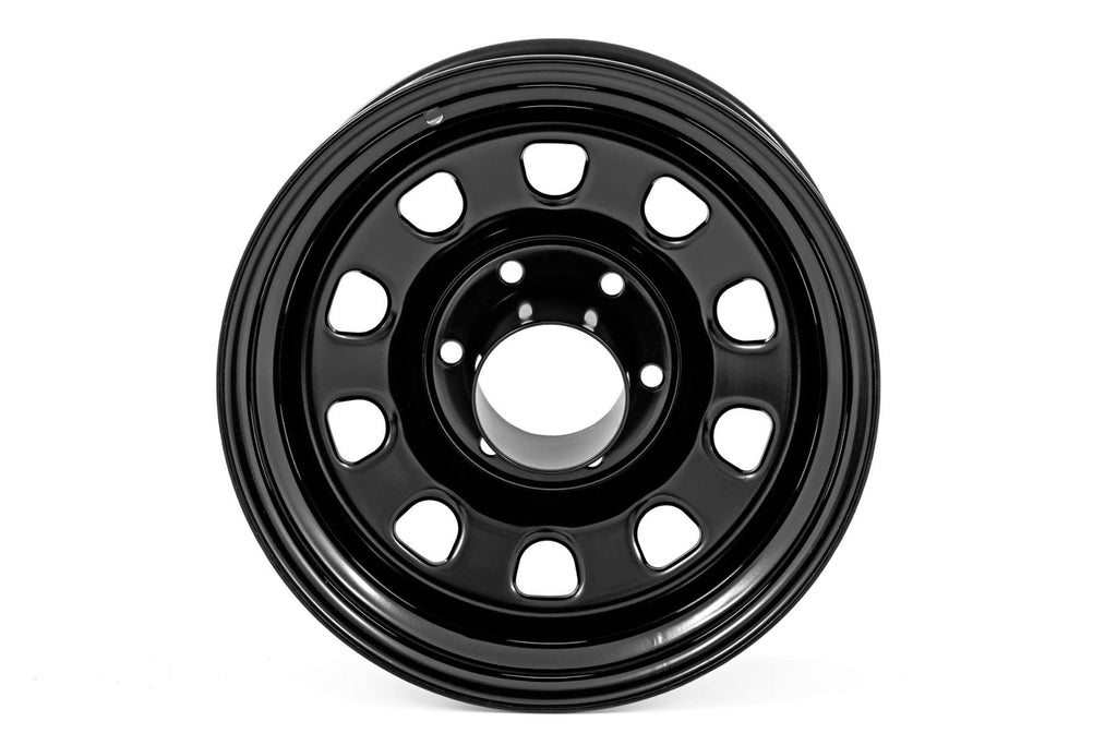 16x8 Gloss Black Steel Wheel U726
