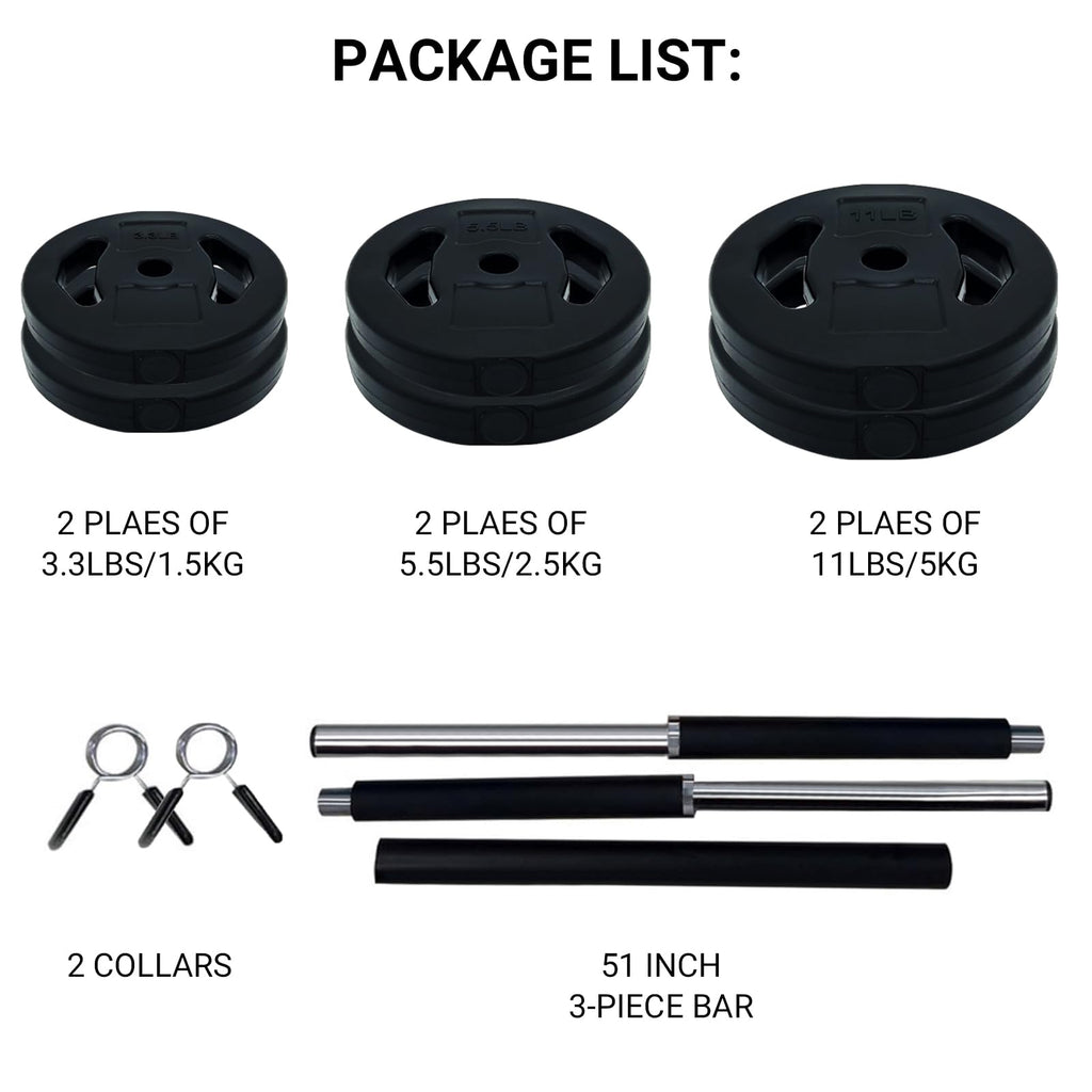 Adjustable Barbell Weight Set D48308
