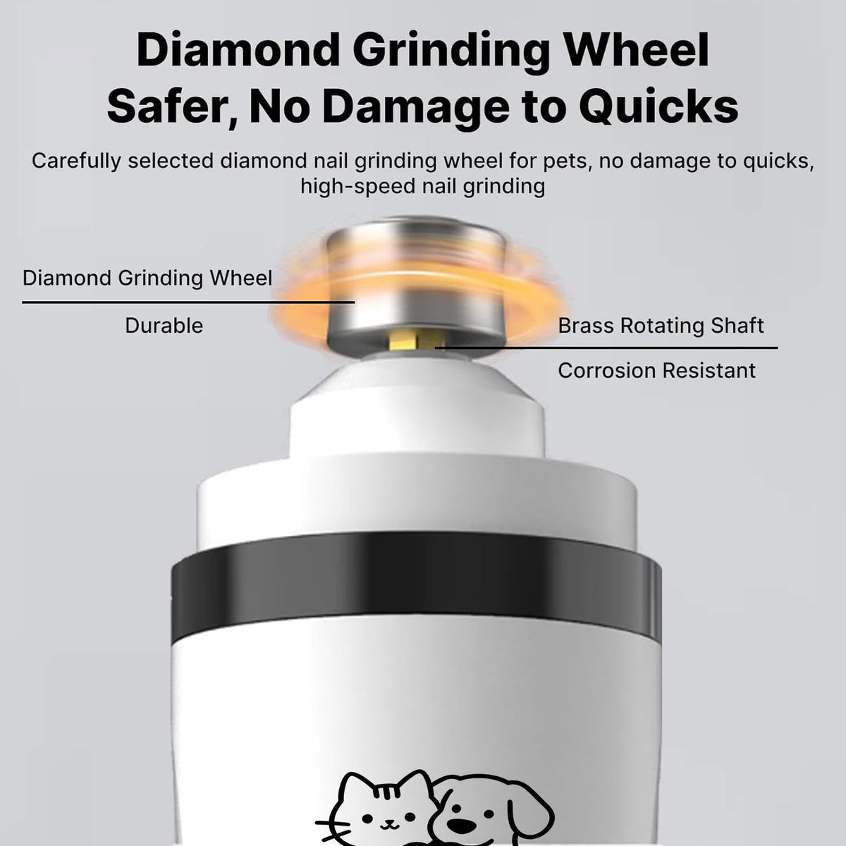 Dog Nail Grinder with Light G6860