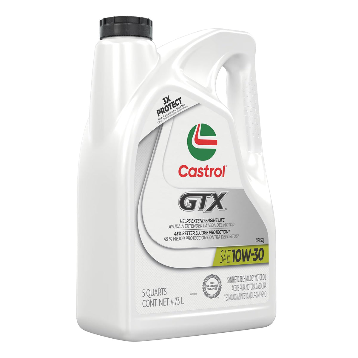 10W-30 Conventional Motor Oil, 5 Quarts S855