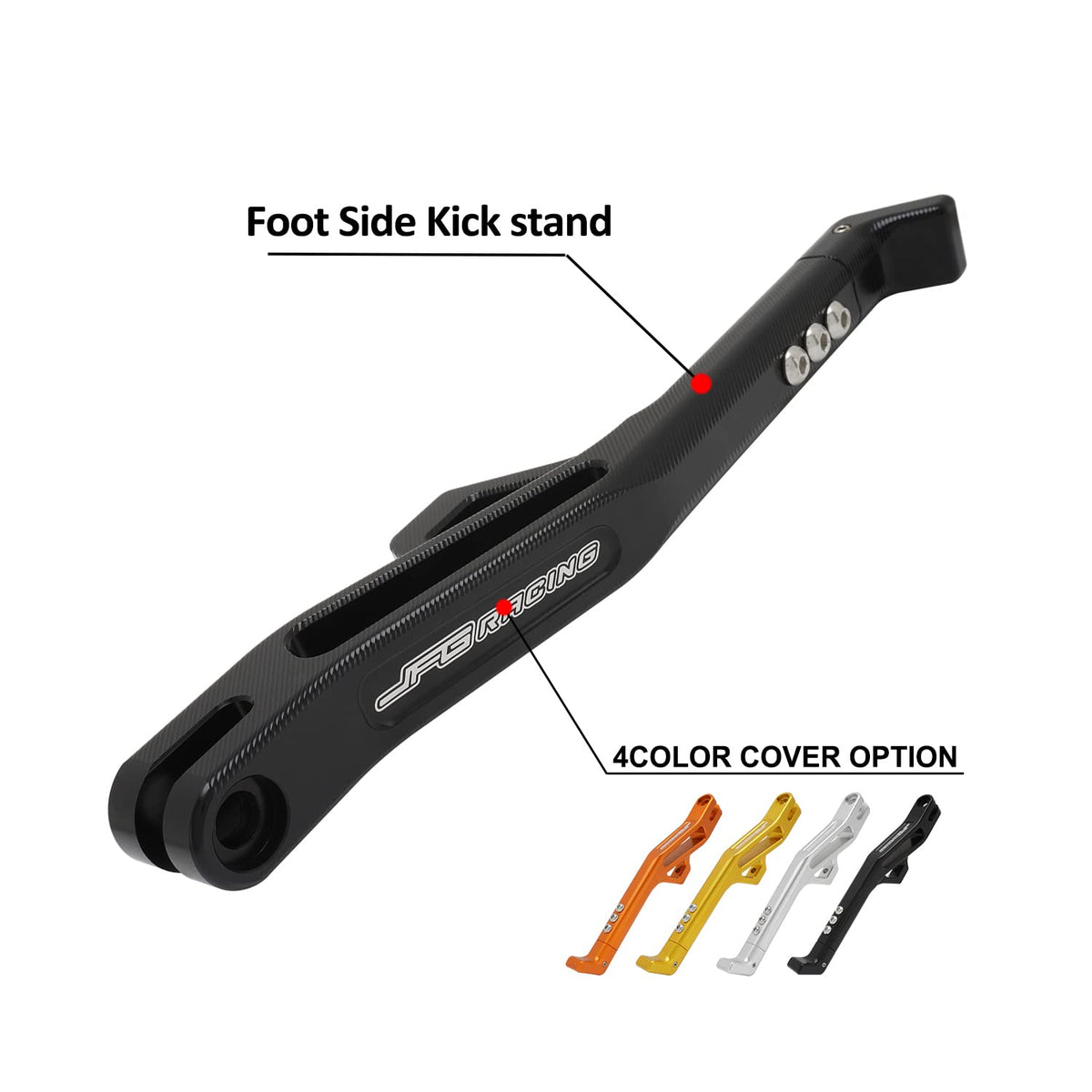 Adjustable Black Electric Dirt Bike Kickstand H569