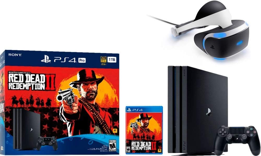 PlayStation 4 Pro 1TB Console Bundle with VR Headset F7613