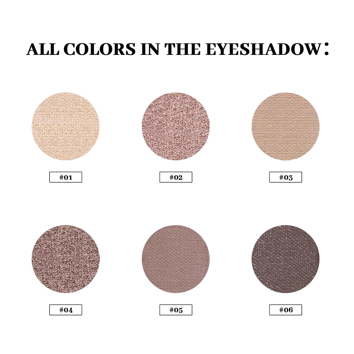 3 Mini Nudes Eyeshadow Palette W46614