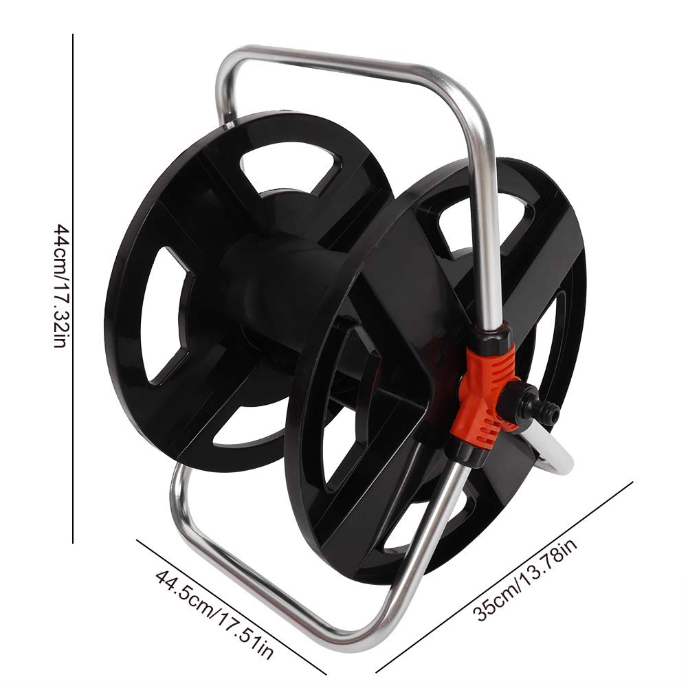 Heavy Duty Aluminum Hand Cranked Hose Reel Cart with 114ft Capacity I1489