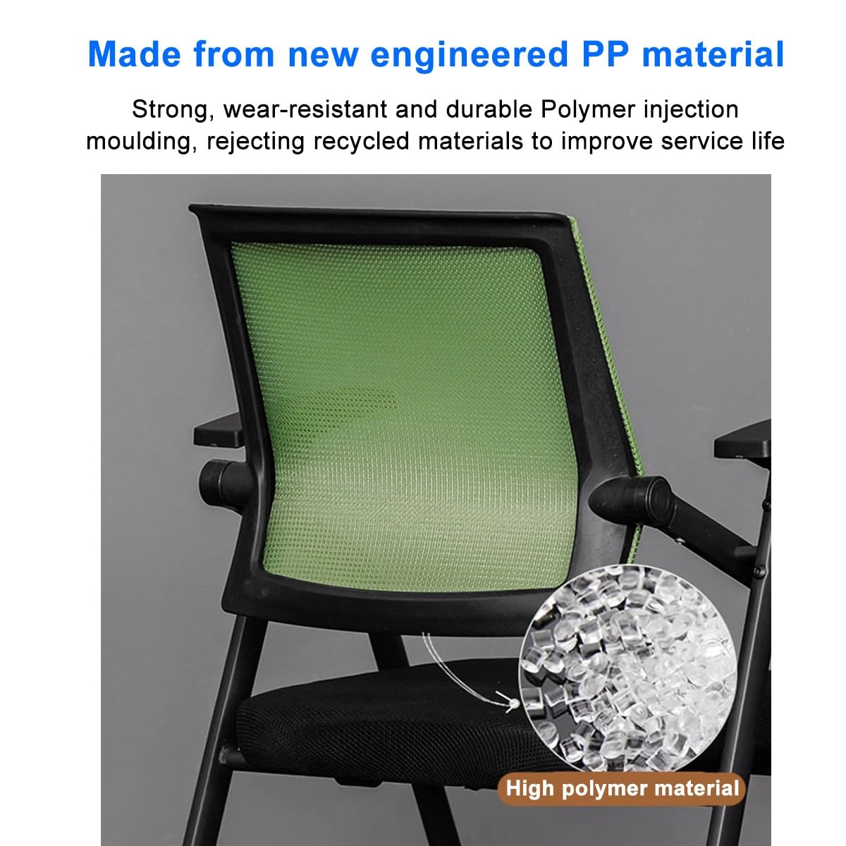 Folding Ergonomic Mesh Office Chair with Armrest K80717