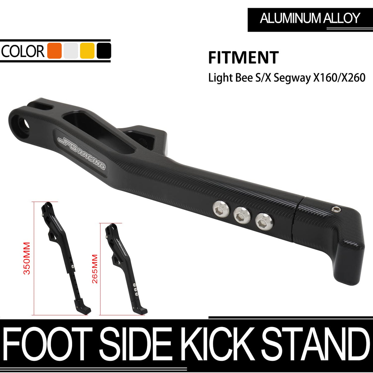 Adjustable Black Electric Dirt Bike Kickstand H569