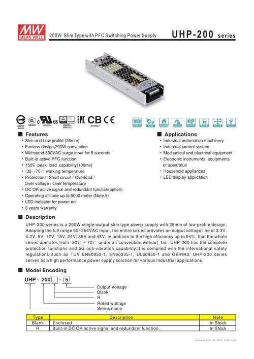 12V 17A 200W LED Power Supply Q430629
