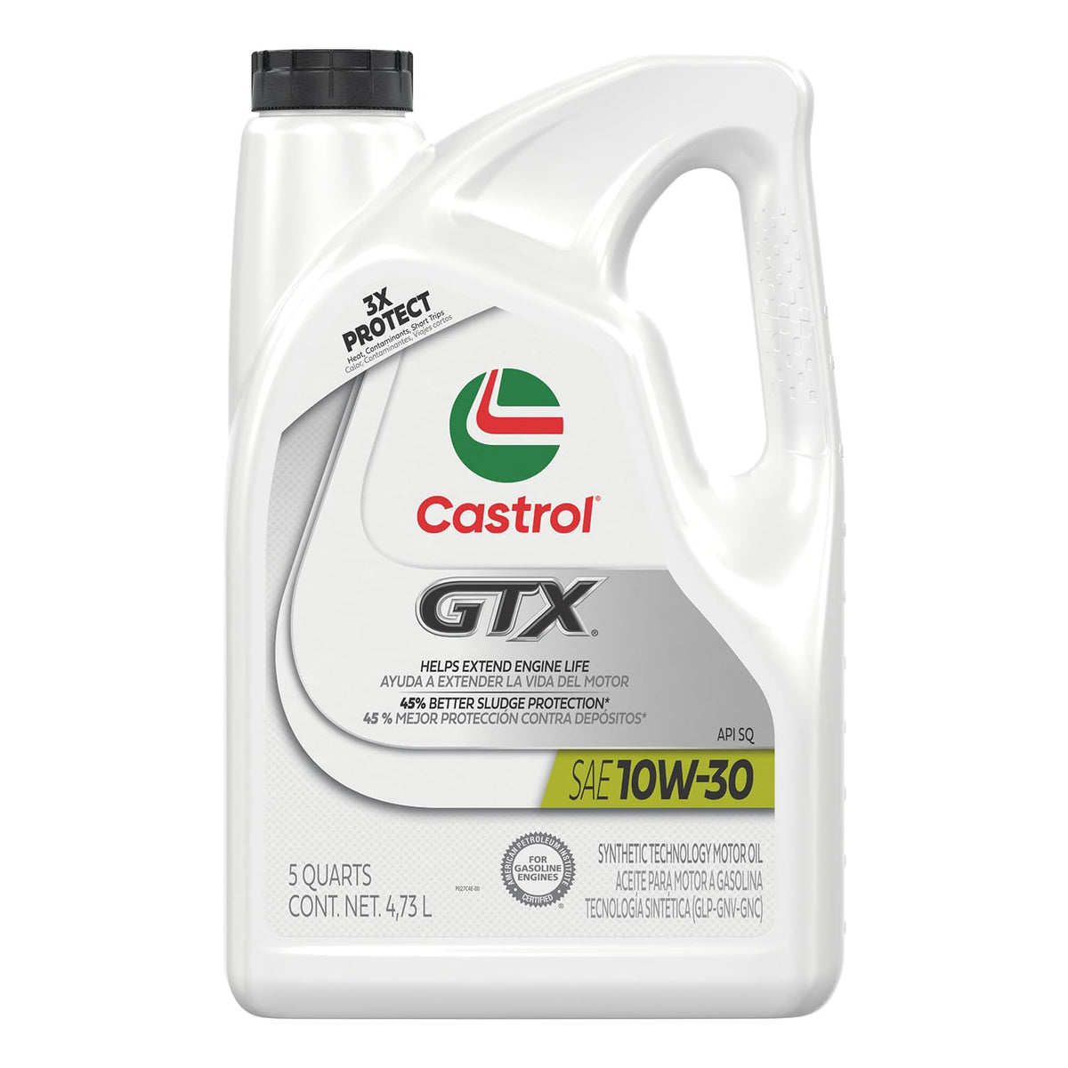 10W-30 Conventional Motor Oil, 5 Quarts S855