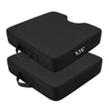 2 Pack Extra Thick Portable Bleacher Seat Cushions with Handle U847