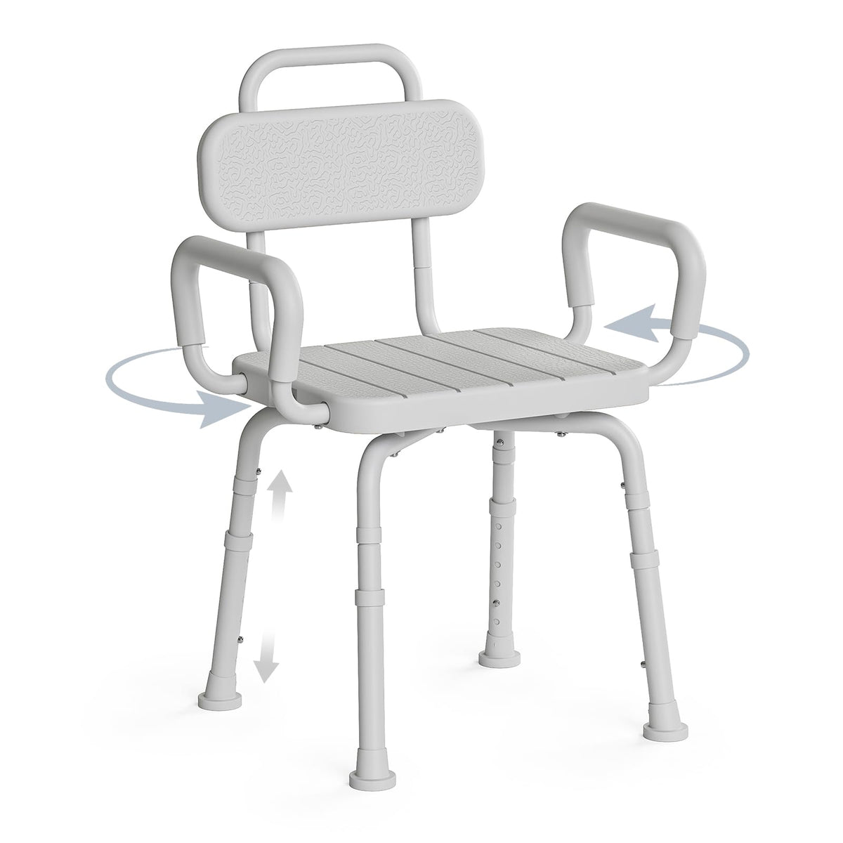 Swivel Shower Chair with Back and Arm X99398