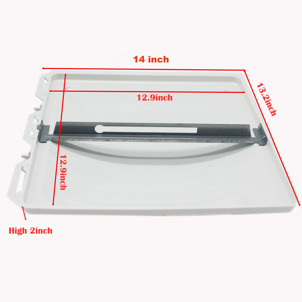 RV Roof Vent Cover 13 x 14 x 2 inch White UV-resistant Polypropylene B146