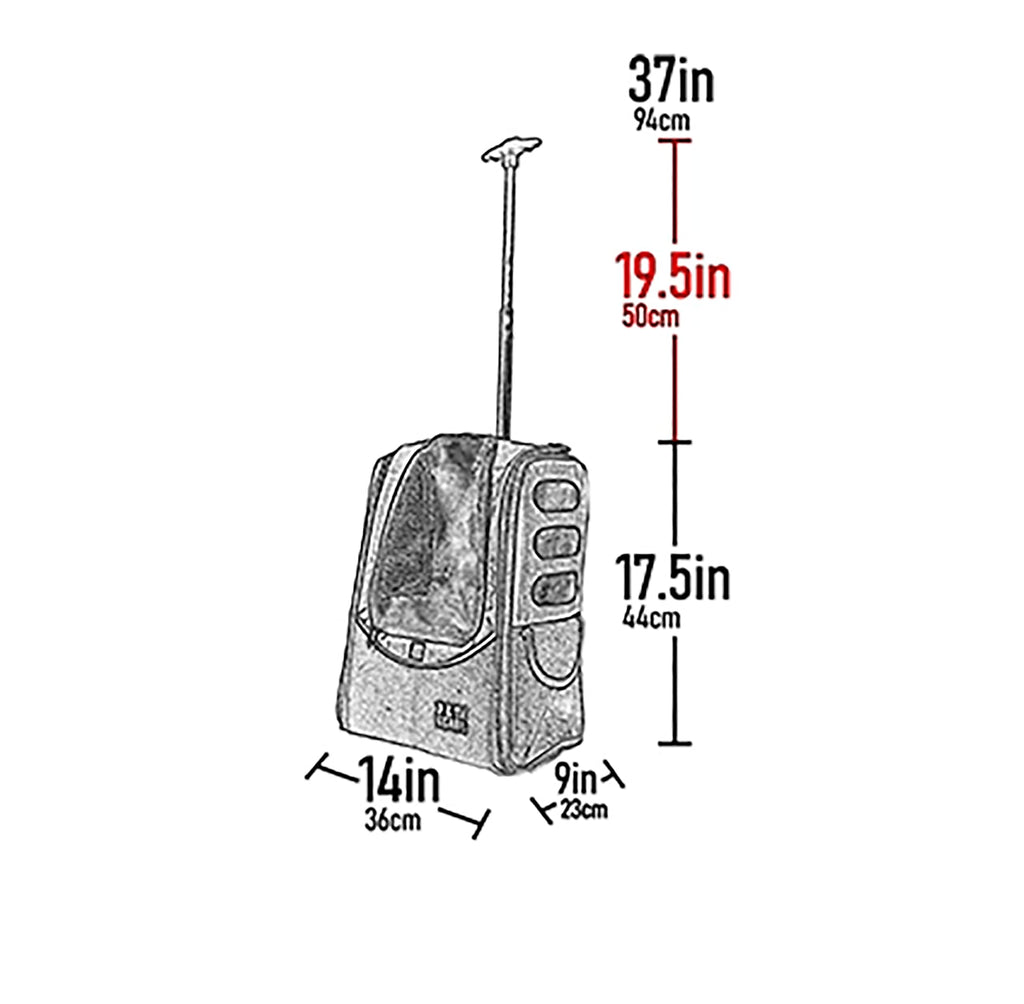 Ocean Blue Pet Backpack X6484