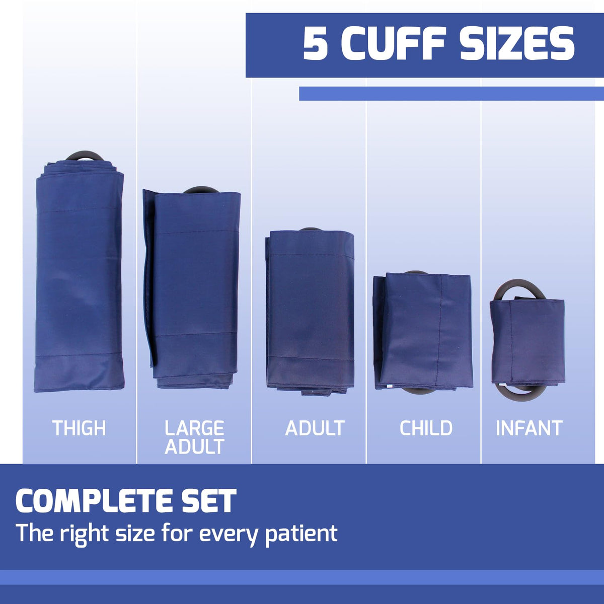 Manual Blood Pressure Monitor Set with 5 Cuffs F46246