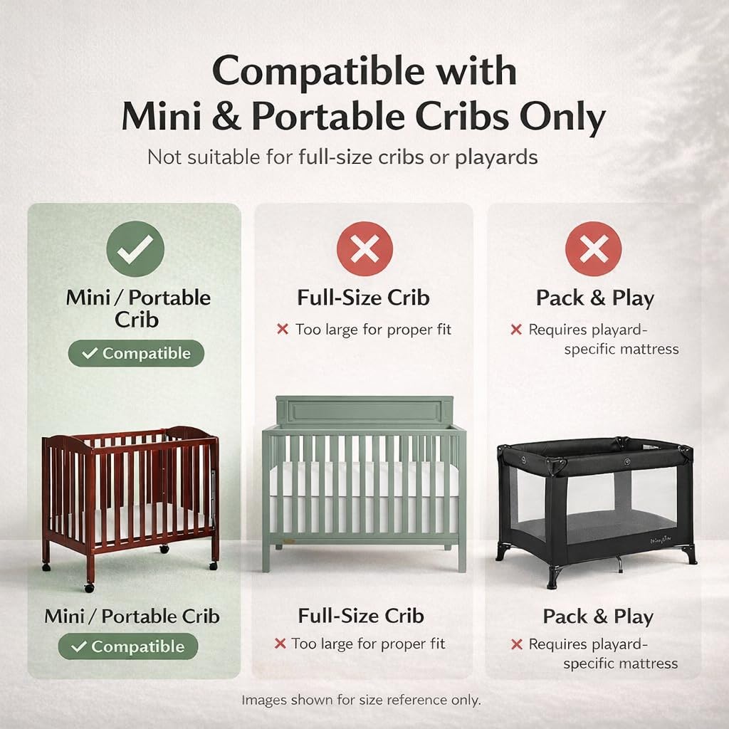 Extra Firm Dual-Sided Baby Crib Mattress with Breathable Fabric R725