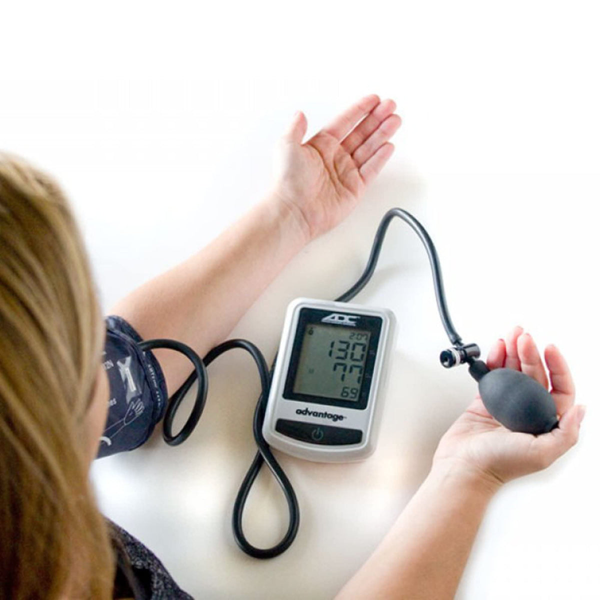 Semi-Automatic Digital Blood Pressure Monitor with Adult Cuff Y585968