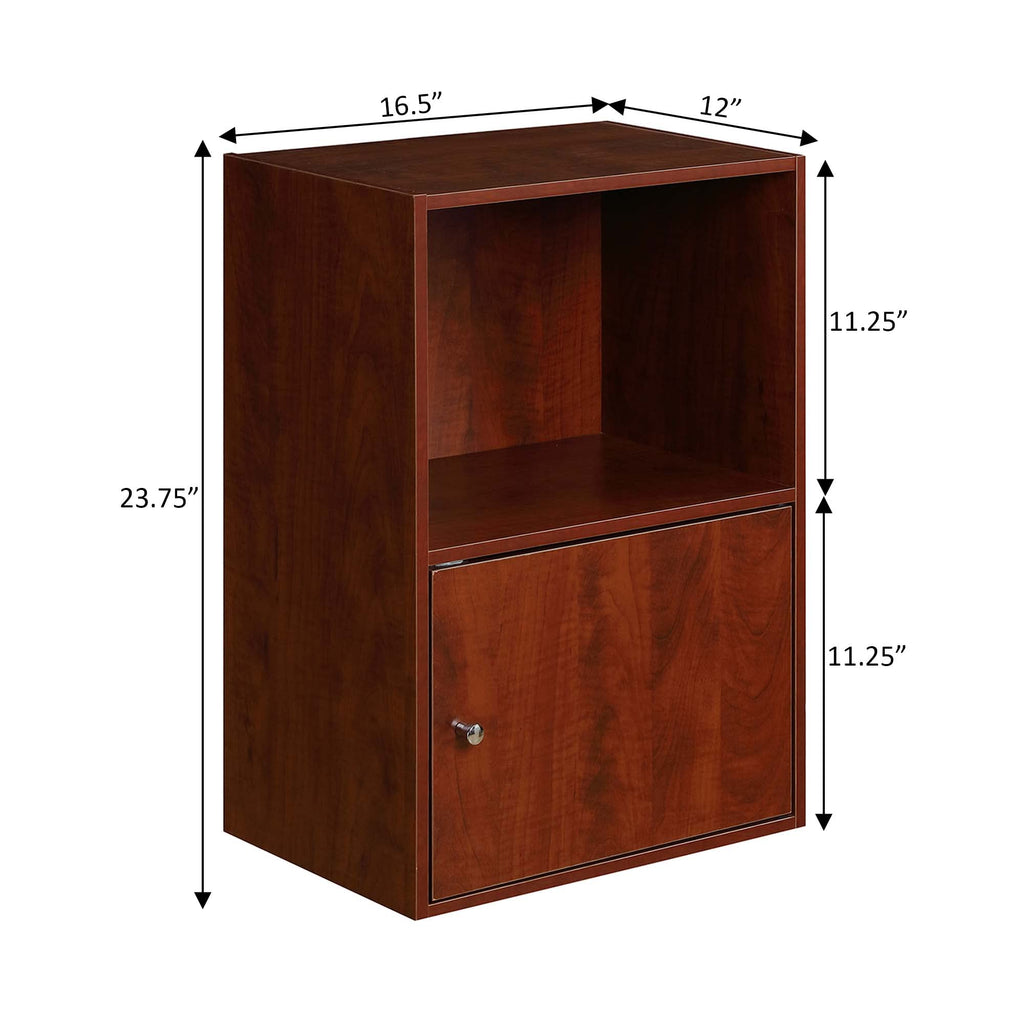 Cherry 1-Door Storage Cabinet G445