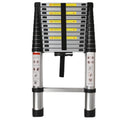 14.5 FT Aluminum Telescoping Ladder 330LB Capacity S714
