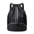 Drawstring Backpack Gym Bag with Shoes Compartment R296212
