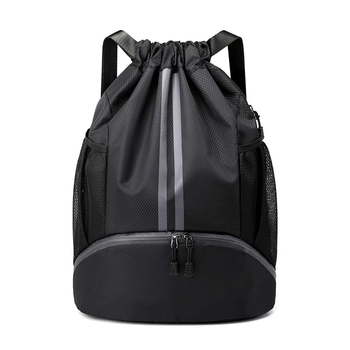 Drawstring Backpack Gym Bag with Shoes Compartment R296212