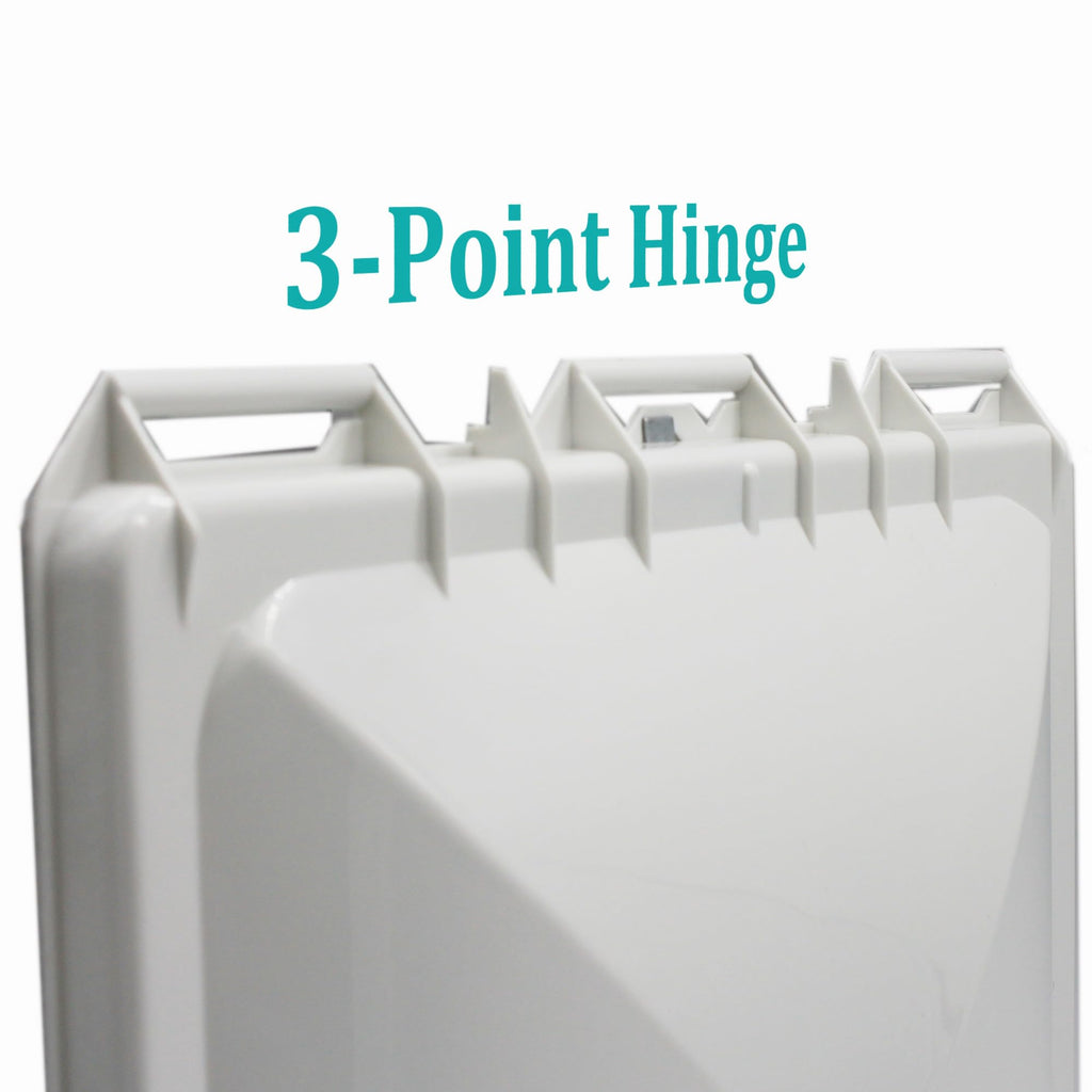 RV Roof Vent Cover 13 x 14 x 2 inch White UV-resistant Polypropylene B146
