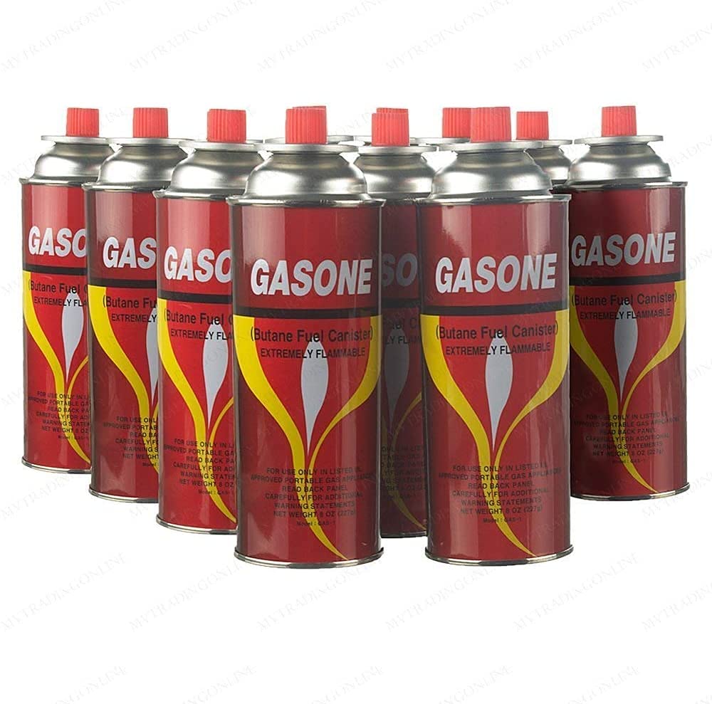 Butane Fuel Canisters Set of 8 H556