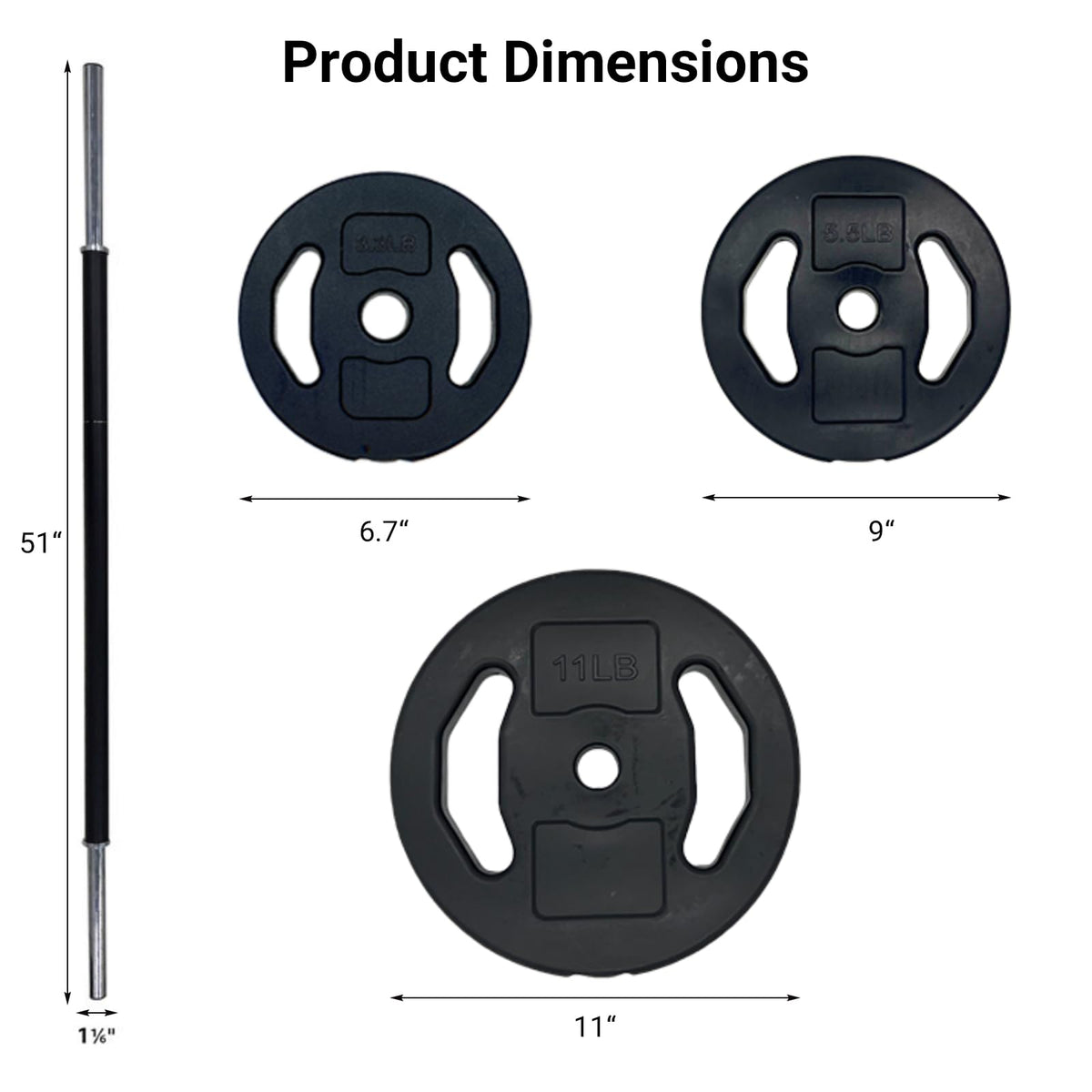Adjustable Barbell Weight Set D48308