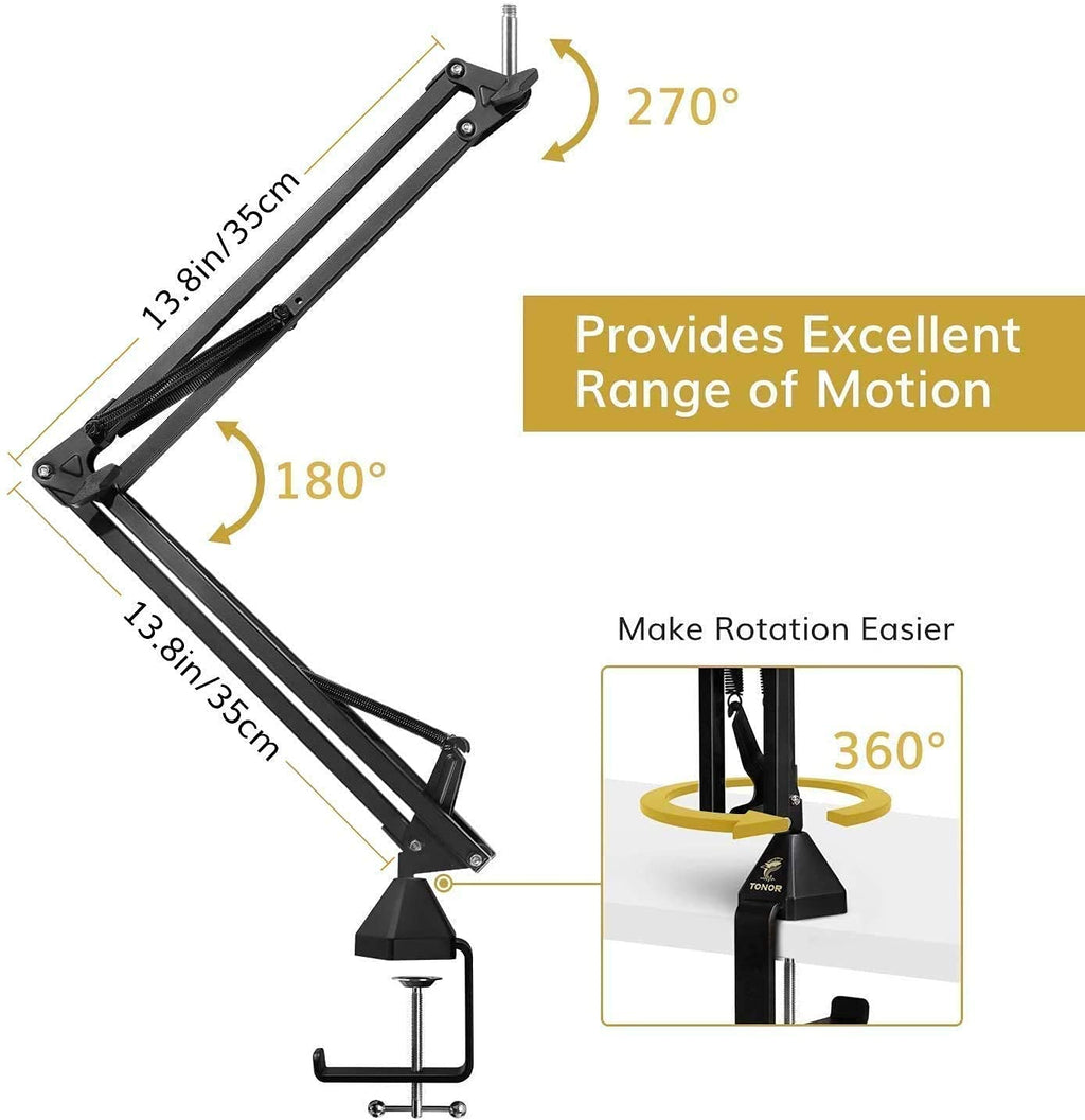 USB Microphone and Microphone Arm Stand M454810