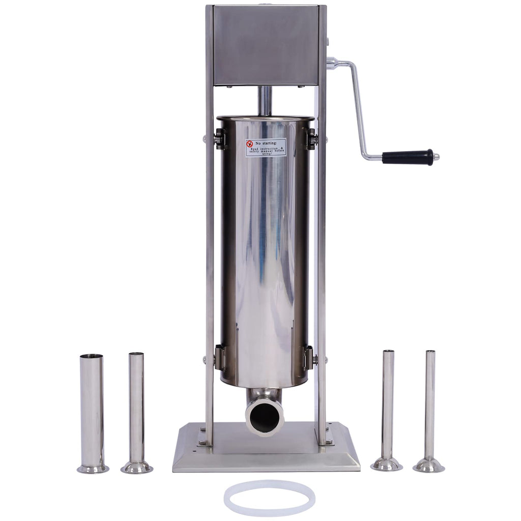 Stainless Steel 15LB Dual Speed Vertical Manual Sausage Stuffer A754700