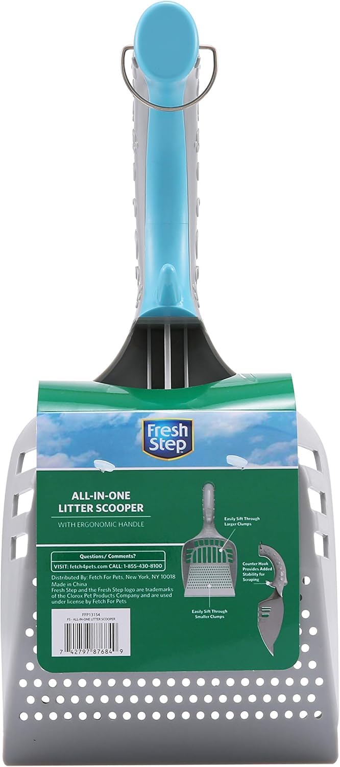 Cat Litter Scoop with Ergonomic Handle, 2-Pack D11494