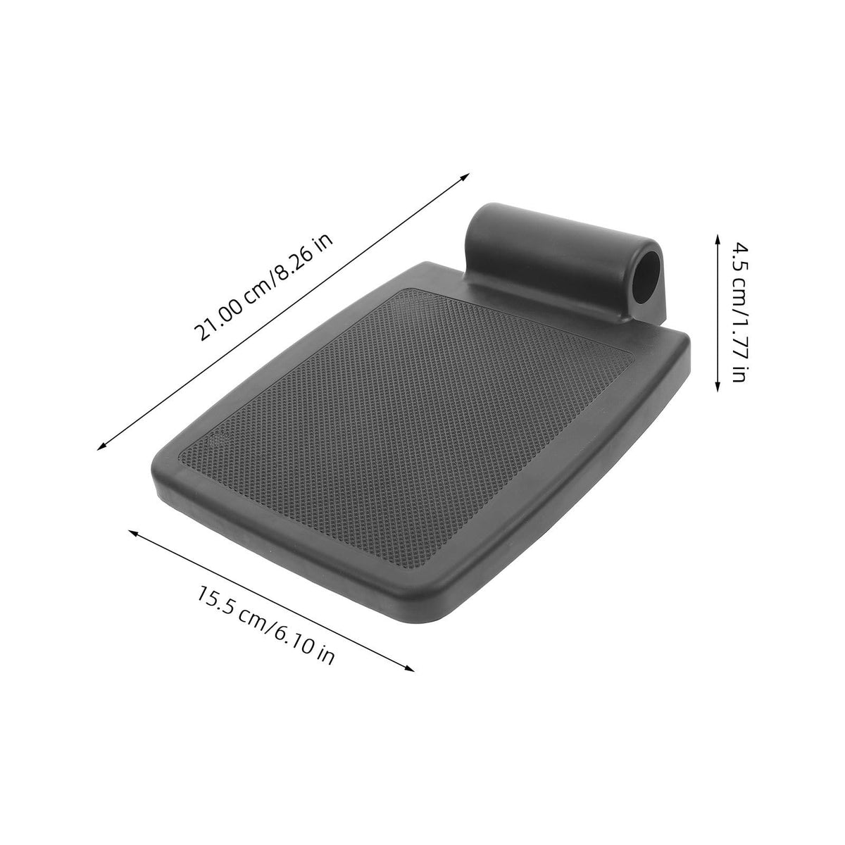 2pcs Black Non-Slip Wheelchair Footrest Replacement Pads D560