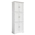 63.2" Tall Bathroom Storage Cabinet with 6 Doors P814262
