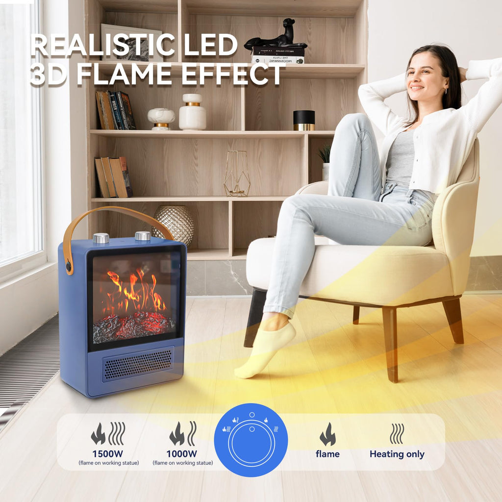 20 Inch High Velocity Floor Fan and 1500W Portable Electric Heater O6595