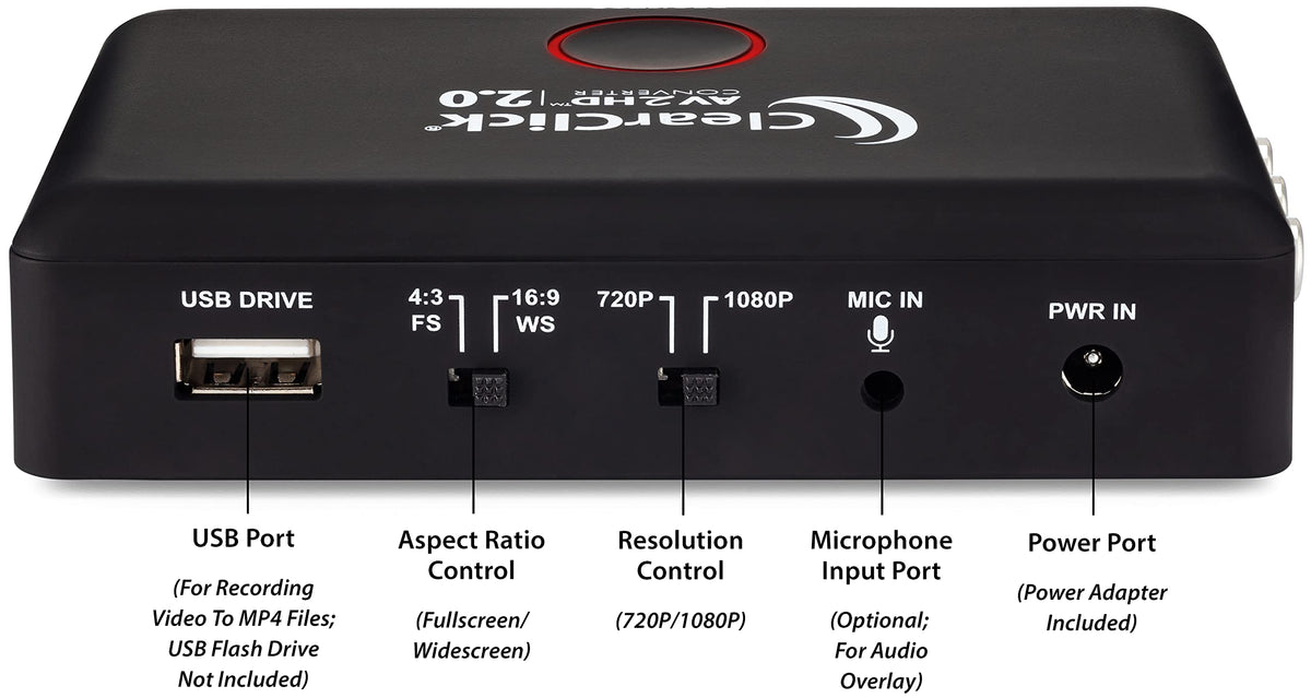 AV RCA to HDMI Converter & Recorder C34094