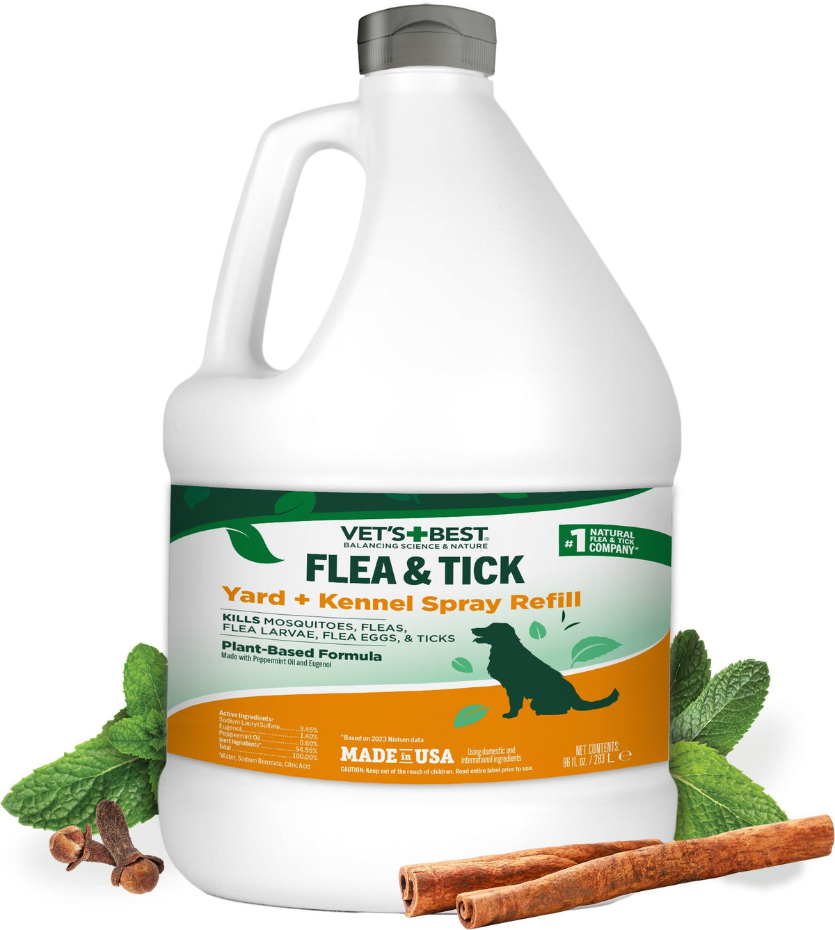 Flea & Tick Mosquito Yard & Kennel Spray for Dogs, 32 oz K55613