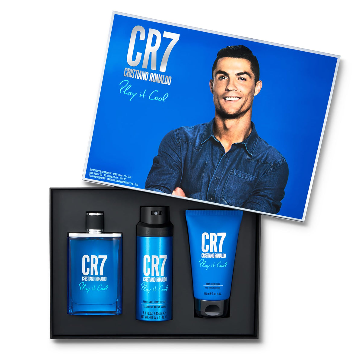 3 Pc Gift Set 3.4oz EDT Spray, 5.1oz Shower Gel, 4.1oz Body Spray U45384