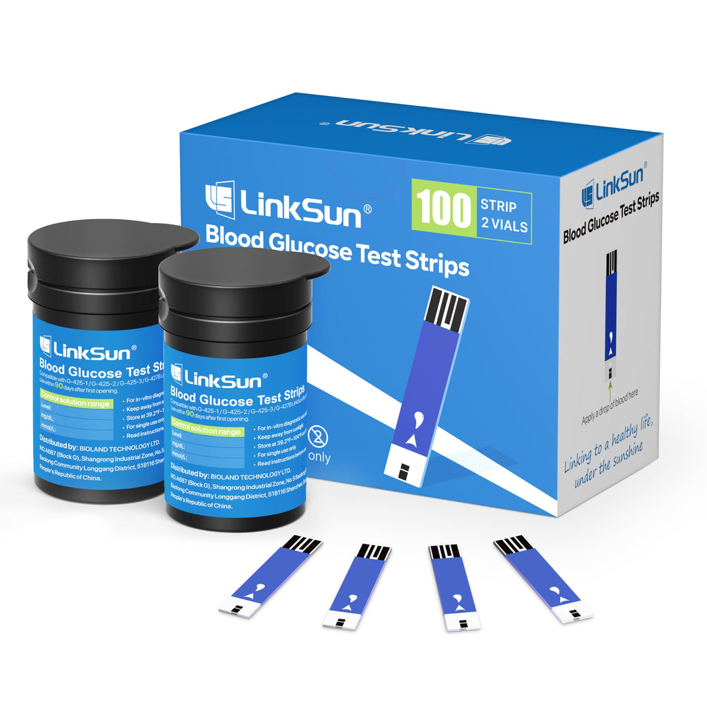 Blood Glucose Test Strips 100 A1986