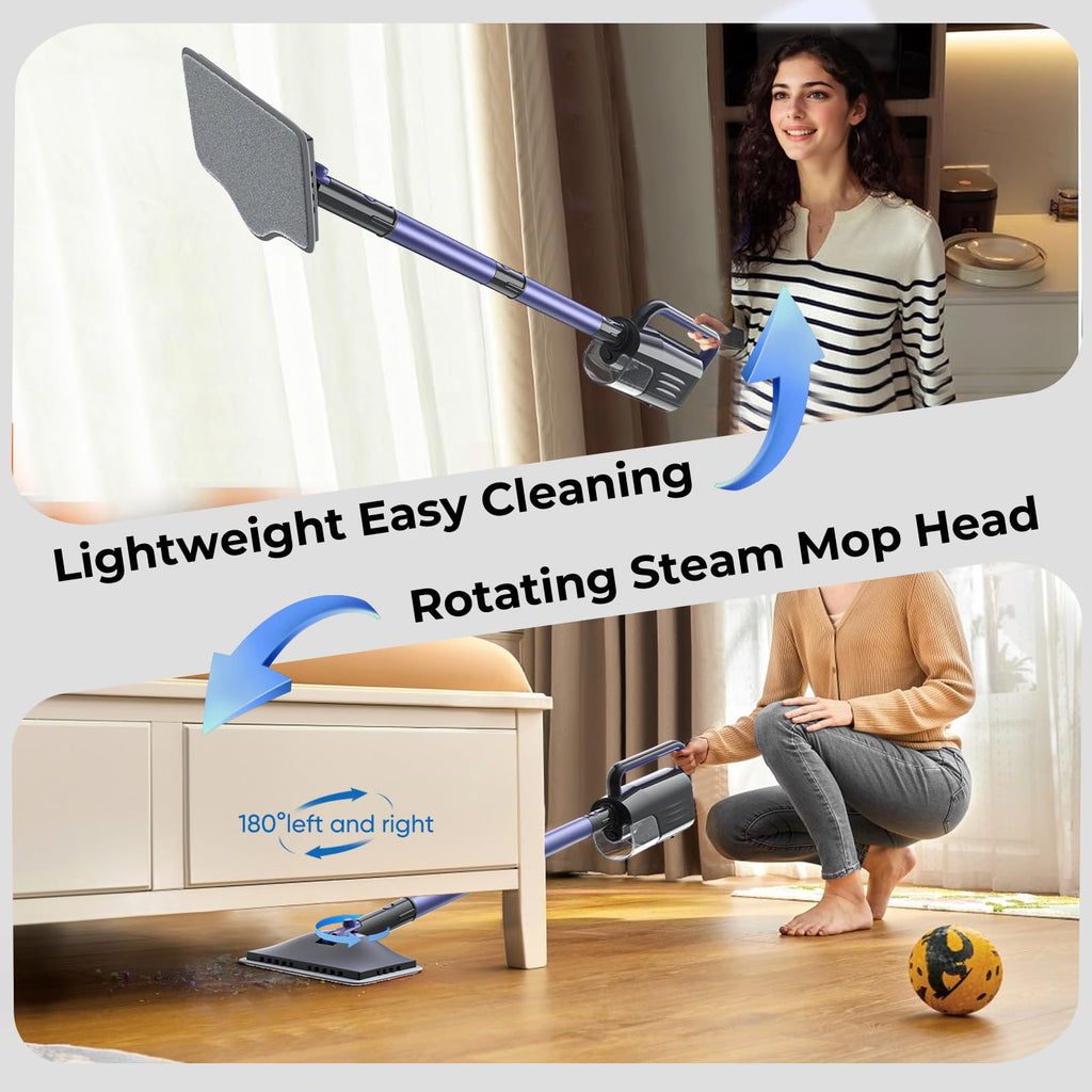 6-in-1 Lightweight Steam Mop with 23FT Cable N919