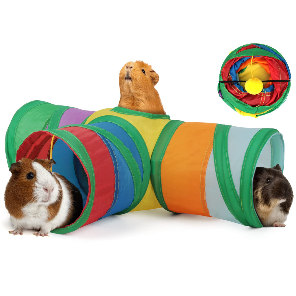 Guinea Pig Tunnels & Tubes Collapsible Small Animal Hideout T363429