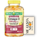 Omega 3 500mg 180 Softgels Fish Oil Dietary Supplements I14713