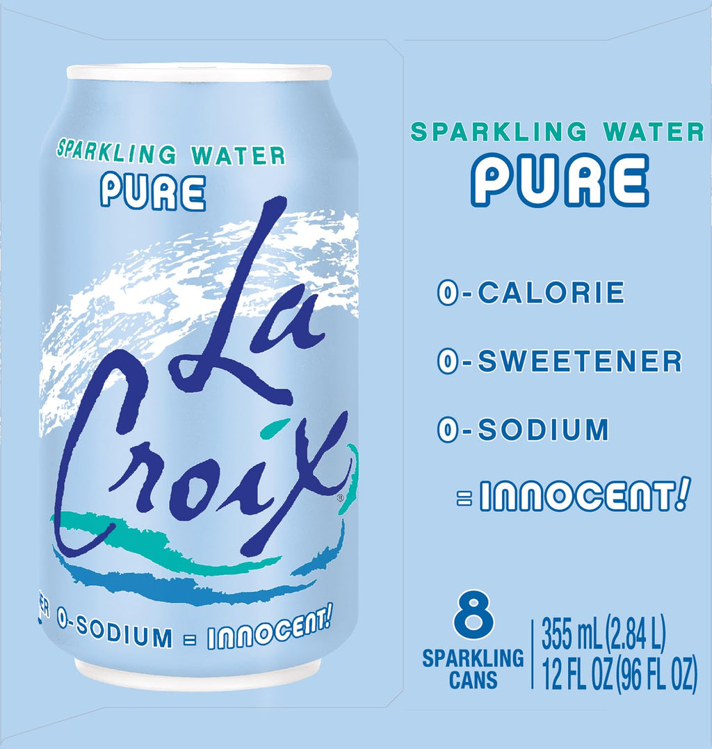 Sparkling Water 12 Fl Oz (pack of 8) W6776